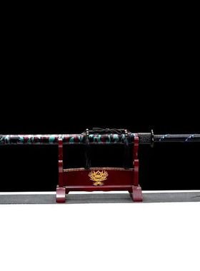 直销龙泉锻打锰钢唐横刀剑影视