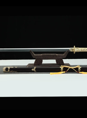 水龙唐横刀一体花纹钢唐剑汉刀