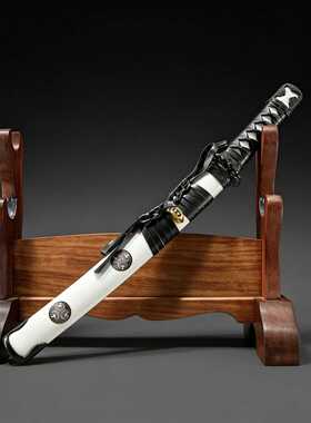日本胁差短刀东洋武士刀剑龙泉外贸手工居合兵器wakizashi未开刃