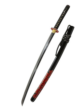 高档手工玉钢日本刀东洋打刀武士刃长刀一体刀剑龙泉katana未开刃