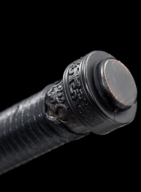 龙泉市刀剑高锰钢一体素装宝剑