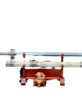 龙泉市刀剑高锰钢一体春秋汉剑