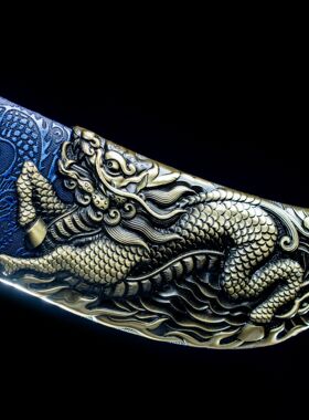 龙泉市刀剑高锰钢一体影视战刀