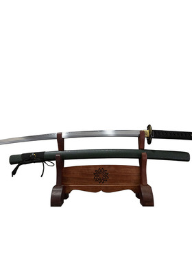 龙泉周匠手工日本刀覆土烧刃