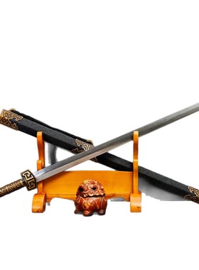 龙泉市刀剑影视花纹钢四面春秋