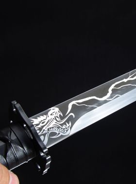 龙泉市刀剑高锰钢简装唐横刀一体