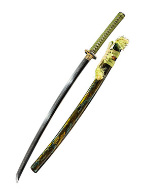 高档手工T10重花丁子日本刀一体武士刃长刀收藏刀剑katana未开刃