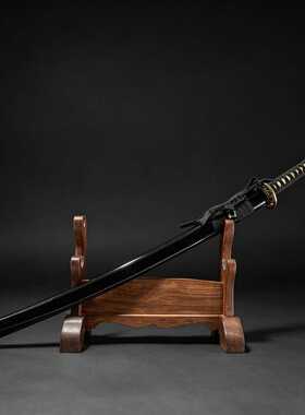 T10钢修罗打刀日本武士刃长刀收藏冷兵器道具居合道katana未开刃