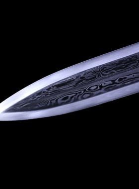 龙泉市刀剑百炼钢包铜精雕八面剑