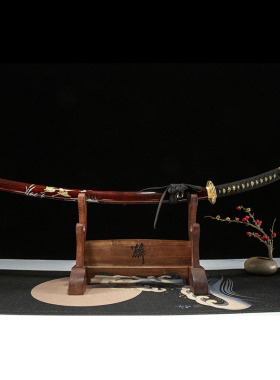 手工强反武士刃龙泉刀剑日本刀覆土烧刃一体长刀太刀katana未开刃