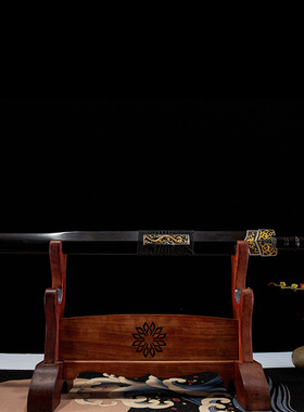 汉剑一体花纹钢刀剑宝剑八面