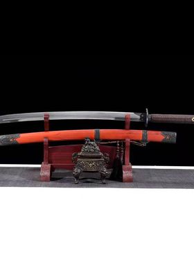 龙泉一体花纹钢高锰钢绣春刀