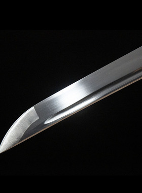 黑色日本武式刀东洋武士刃打刀手工长刀一体锰钢刀剑katana未开刃