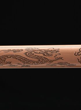 龙泉市刀剑花纹钢烧刃唐横刀紫铜