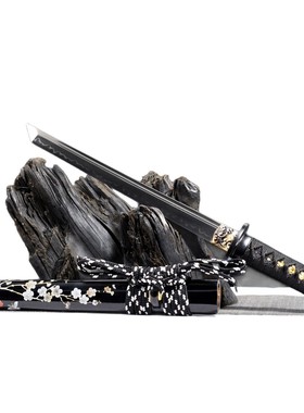 龙泉市刀剑T10烧刃短款日式肋差