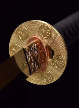 龙泉市刀剑T10钢烧刃长足丁字纹