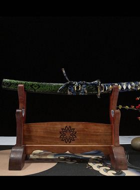 外贸手工花纹钢短刀日本刀东洋