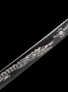 龙泉市刀剑一体1045钢防身冷兵器