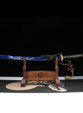 外贸手工覆土烧刃日本刀东洋武士