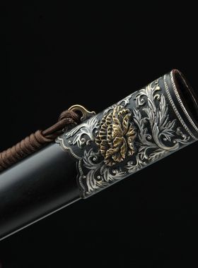 龙泉市刀剑手工锻打双槽唐剑防身