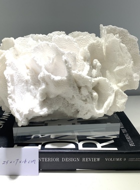 海印象现代轻奢新中式酒店样板房售楼处客厅书房珊瑚树摆件装饰品