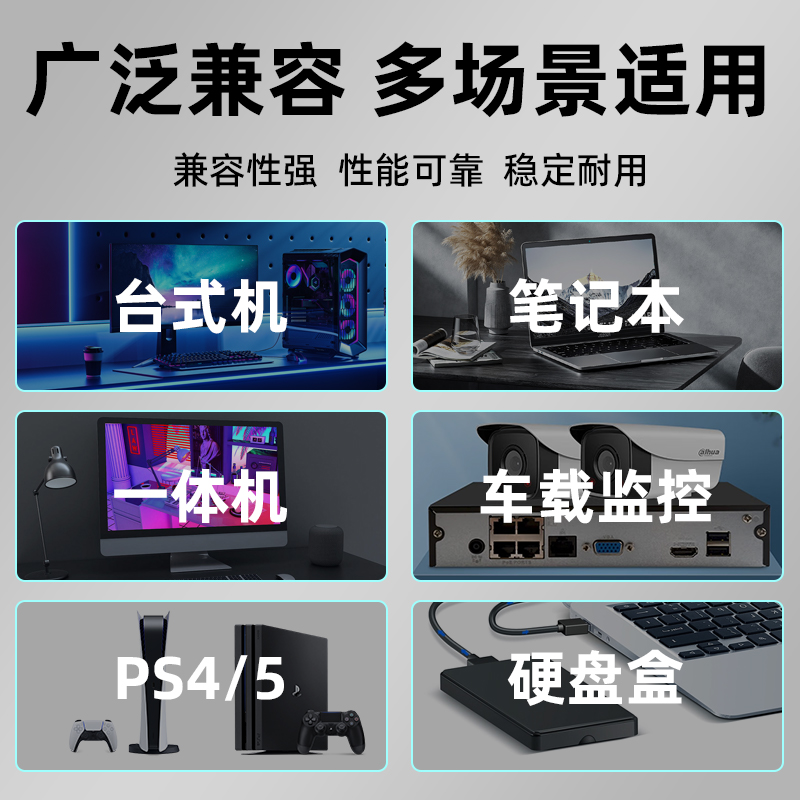 WD西部数据1T机械硬盘2.5寸7MM电脑笔记本游戏2T蓝盘西数黑盘500G - 图1