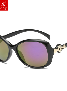 圆脸优雅风明星款复古女士太阳镜