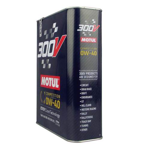 官方查伪摩特MOTUL 300V COMPETITION 0W-40 酯类全合成机油 2L - 图3