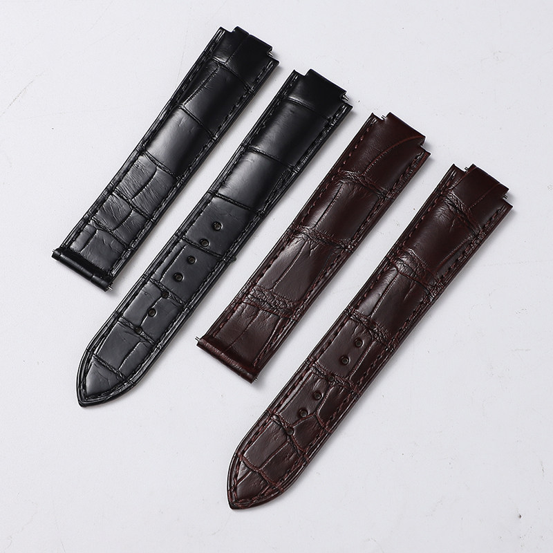 适用卡地亚蓝气球表带 鳄鱼皮手表带男真皮原装快拆新款折叠扣,淘宝优惠券,粉丝福利购,淘宝优惠卷
