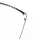 Business ultra-light half-titanium half-rim glasses with prescription