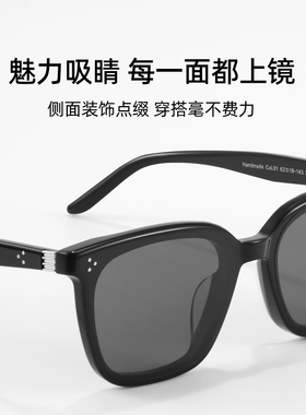 墨镜男款2026新款高级感复古板材方框女太阳眼镜驾驶开车防紫外线