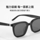 Men's sunglasses 2026 new high-end retro plate square frame women's sunglasses driving and UV protection