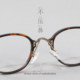 Japanese niche handmade glasses retro small frame ultra-light titanium frame plain small face with color changing height myopia frame