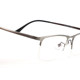 Business ultra-light half-titanium half-rim glasses with prescription