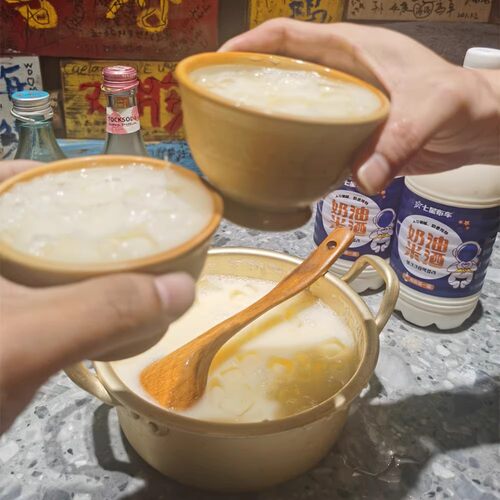 七星布车奶油米酒延边朝鲜族延吉蜜桃芝士甜米酒送礼顺丰包邮 - 图3