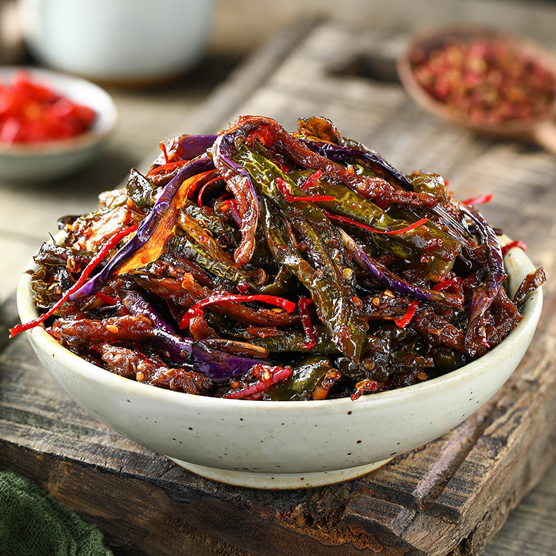 崔奶奶酱茄子干辣椒咸菜延边朝鲜族酱菜辣椒咸菜东北酱茄子下饭菜,淘宝优惠券,粉丝福利购,淘宝优惠卷