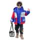 Ultraman Boys Down Jacket Three-in-One Jacket 2026 New Children's 90 Velvet Liner Removable Jacket Trendy