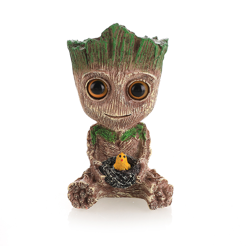 鱼缸装饰品小摆件增氧泵配件造景仿真贝壳潜水艇躲避屋树人吐泡泡 - 图1