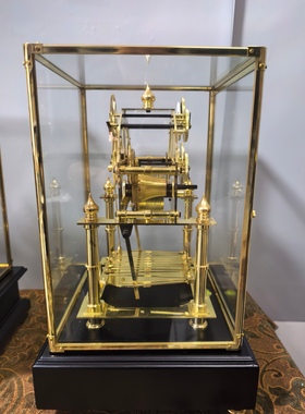 镀金滚球钟纯铜月相滚球钟