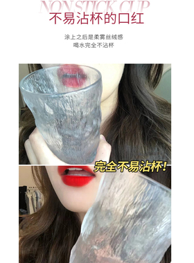 女王权杖三色口红女持久防水不沾杯不脱色平价小众品牌学生款唇膏