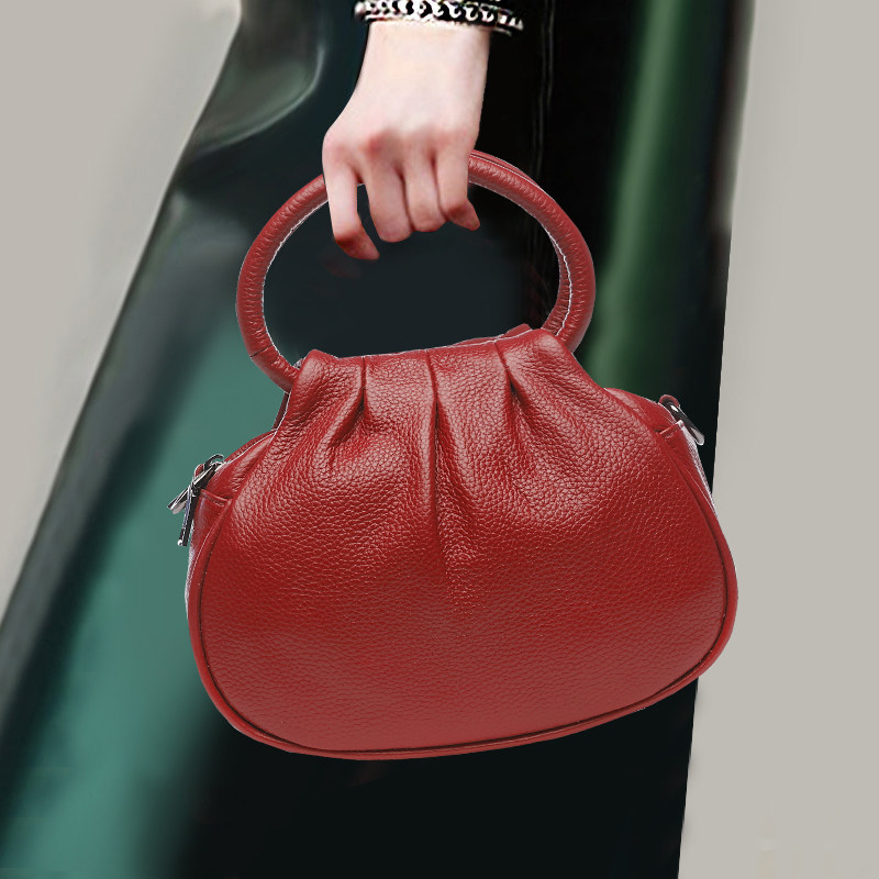 真皮手拿包2020新款休闲软手提包 丝芙伦女士包袋