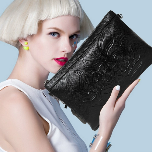 Универсальная модная маленькая сумка клатч, сумка с петлей на руку, сумка через плечо, из натуральной кожи, коллекция 2023