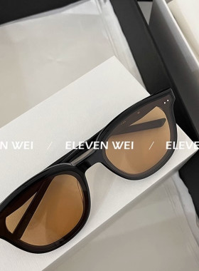经典圈形素颜墨镜太阳镜女