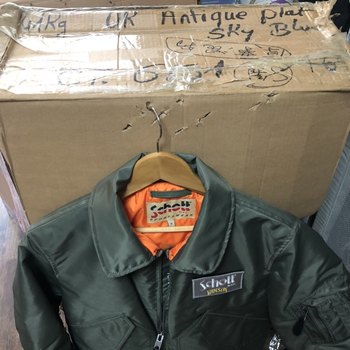 ເສື້ອກັນໜາວ 45P lapel cotton jacket co-branded scott flight jacket cotton jacket Dupont windproof and waterproof commuter embroidered ເລັກນ້ອຍ