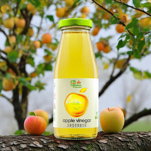 绿杰苹果醋饮料整箱260ml*12瓶发酵型苹果醋饮料解油腻健康饮品
