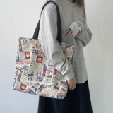 Вместительный и большой японский модный мультяшный шоппер на одно плечо, в корейском стиле