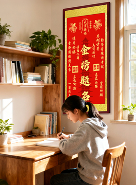 天官赐福挂画客厅装饰画