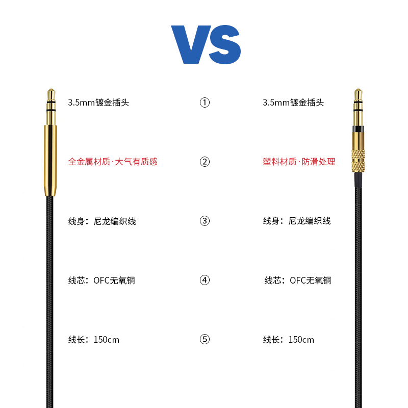 适用漫步者Edifier W830BT W855BT W688BT耳机线配件音频转3.5mm-图1