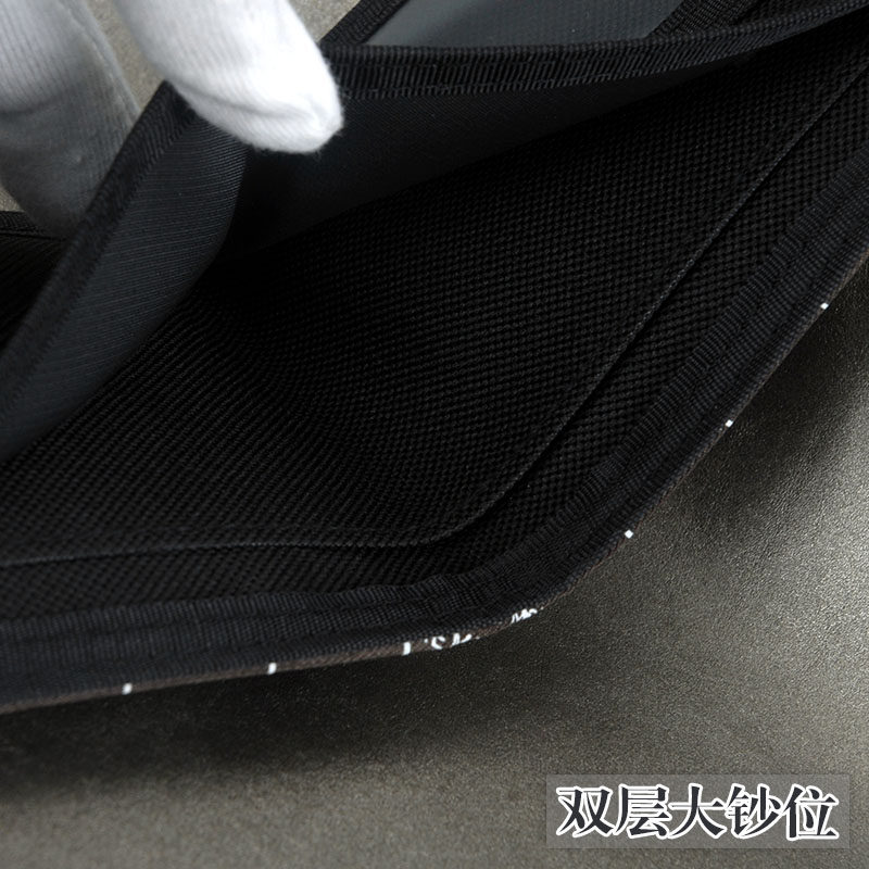 杰米路韩版男式薄款帆布短款短钱包 圣嘉禾箱包钱包