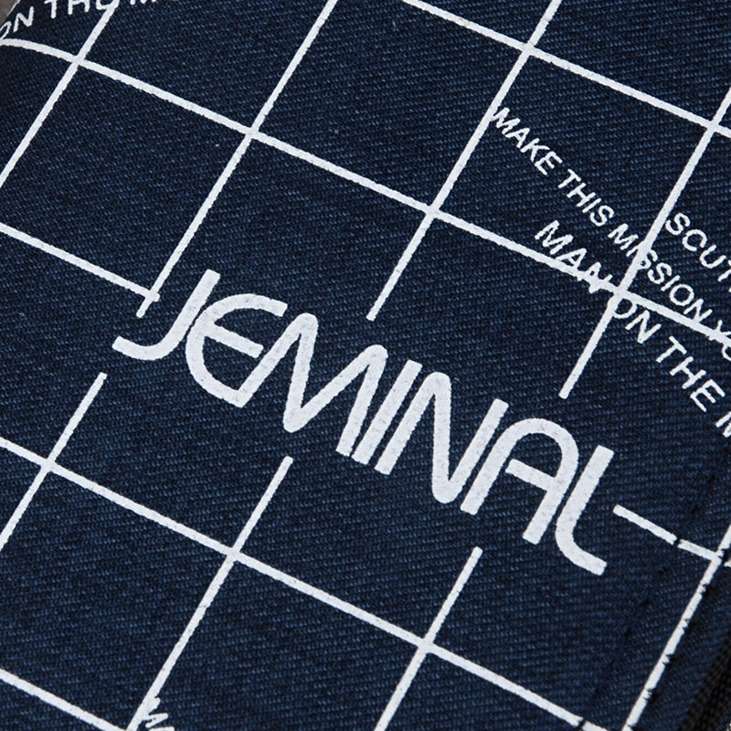 男时尚亚麻帆布潮青年长款钱包 圣嘉禾箱包钱包